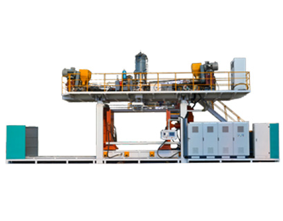 double ring drum blow molding machine
