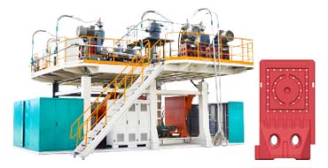 road barrier blow molding machine